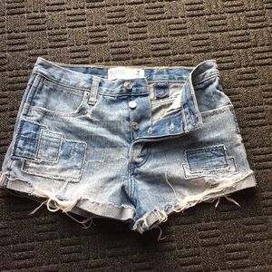 Abercrombie high rise shorts